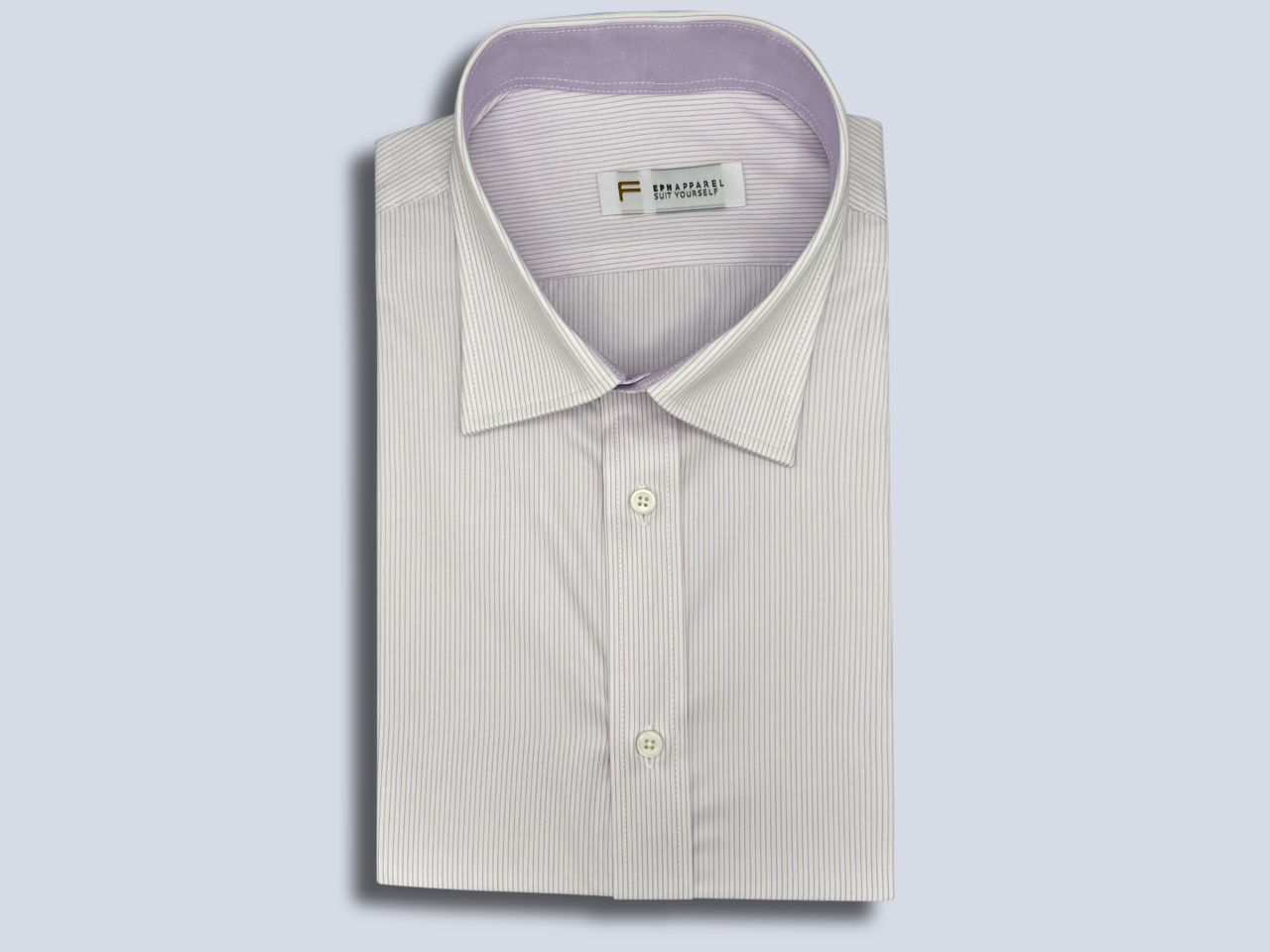 The Lavender Pinstripe Dress Shirt - Image 2