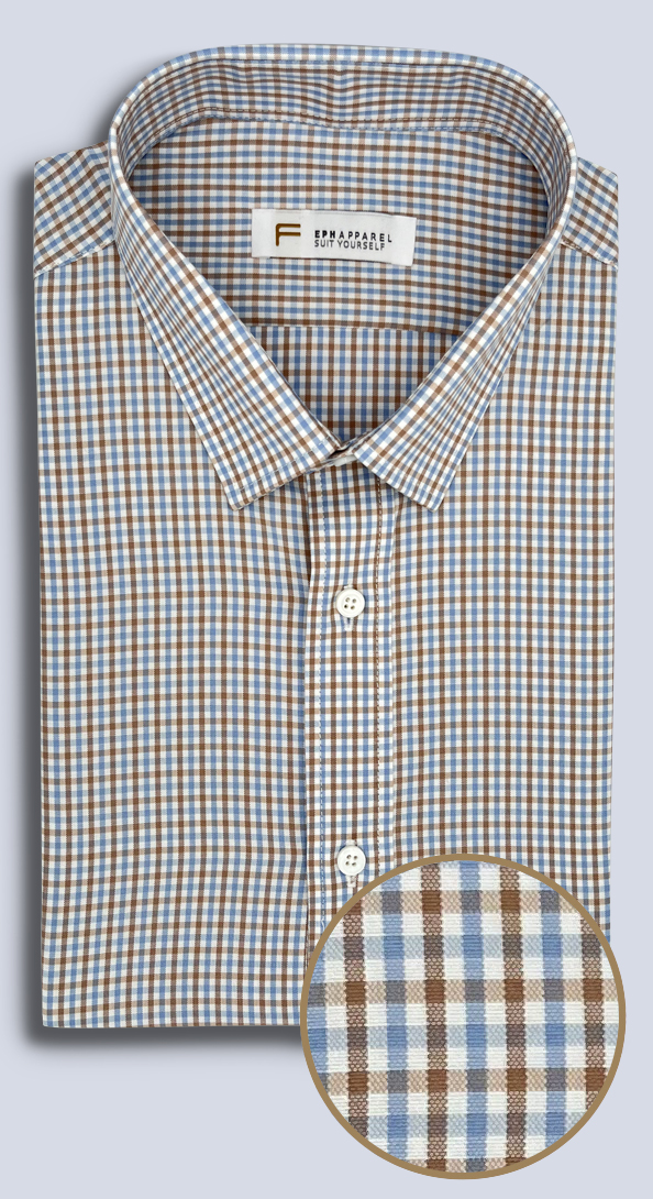 Eph_The-Light-Blue-and-Brown-Small-Gingham-shirt_feature.jpg The Light Blue and Brown Small Gingham Shirt