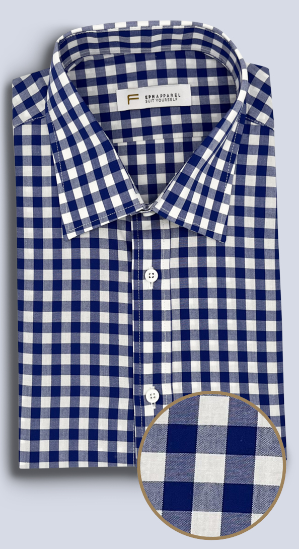 Eph_The-Royal-Blue-Gingham-shirt_feature.jpg The Royal Blue Gingham Dress Shirt