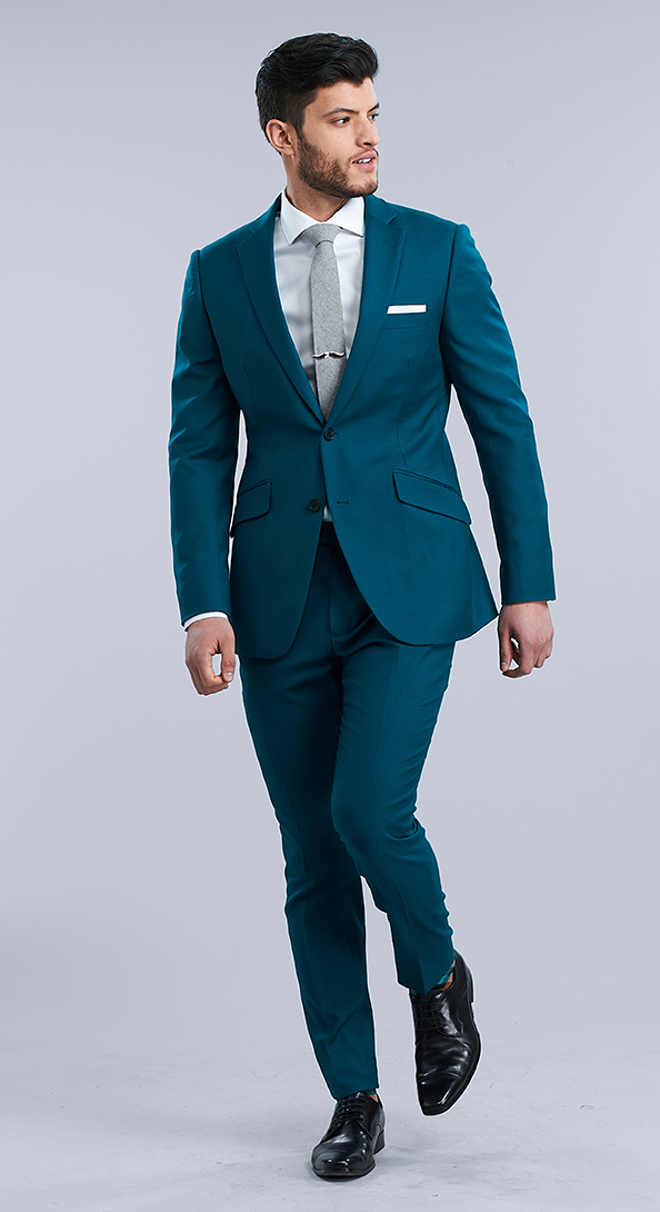 The Teal Blue Suit