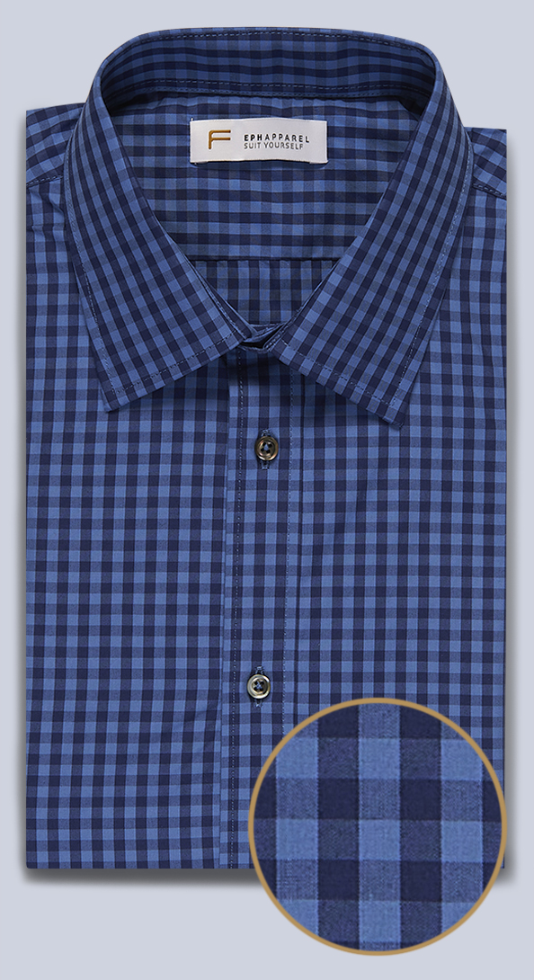 eph_H9470-6-The-Sky-Navy-Gingham_feature.jpg The Sky Navy Gingham Shirt