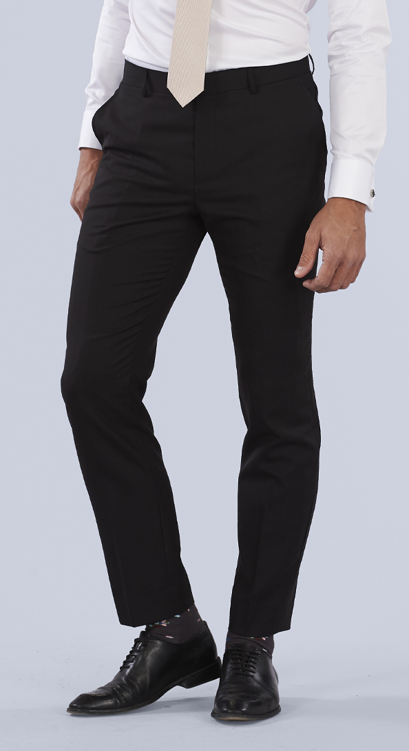 The Black Glenplaid Pants