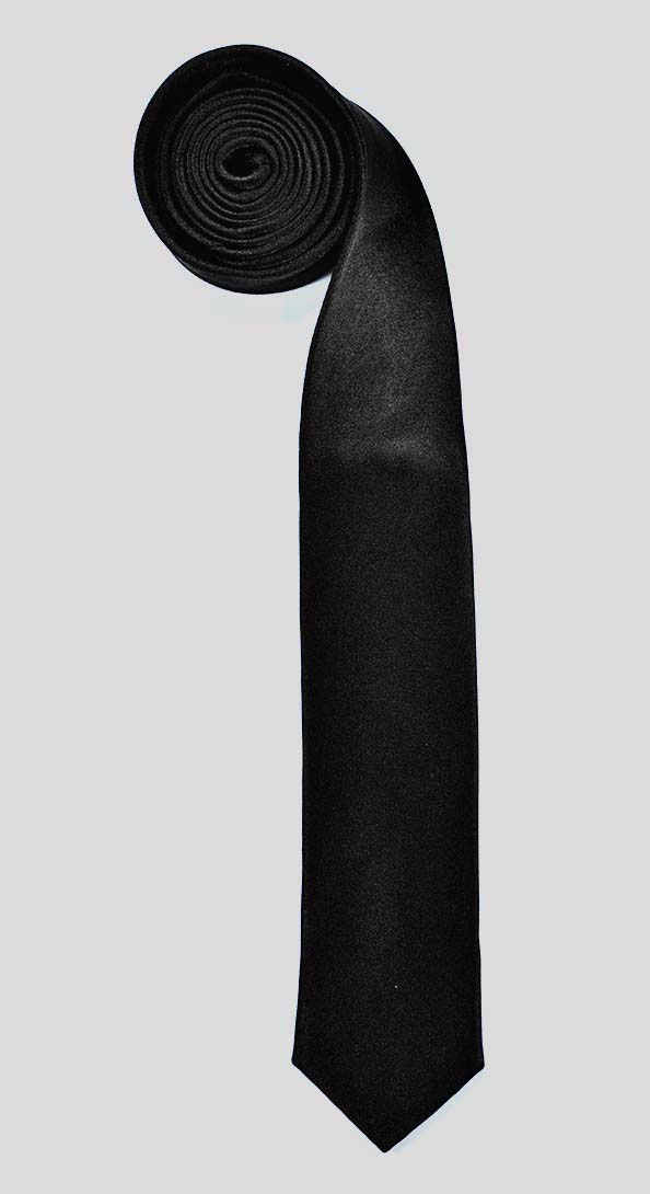 The Black Silk Tie