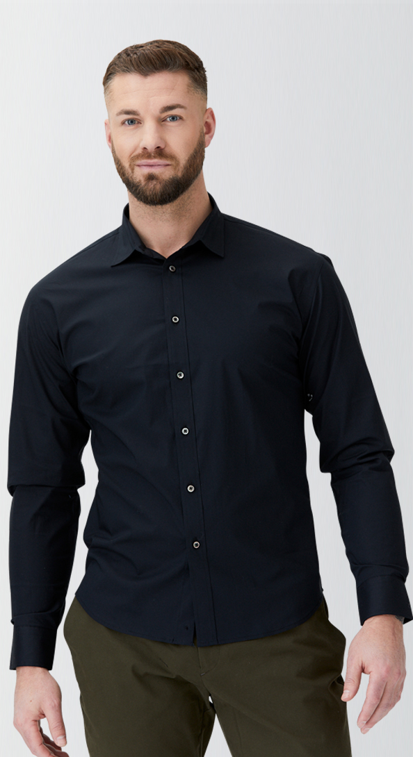 The Black Stretch Cotton