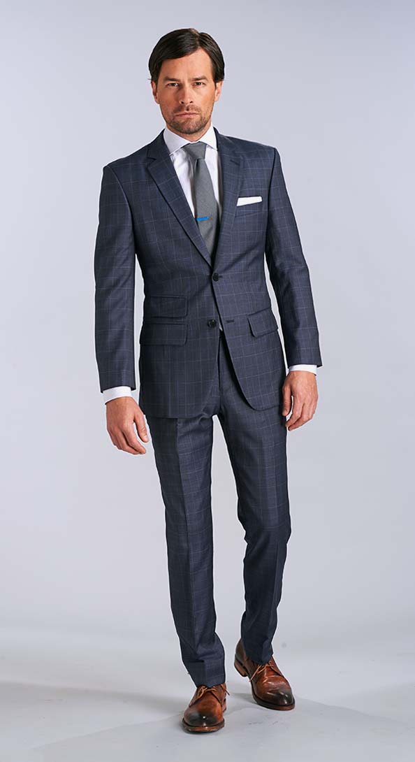 The Blue Windowpane Suit