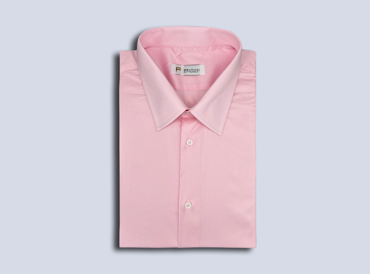 The Blush Herringbone Dress Shirt - Image 2