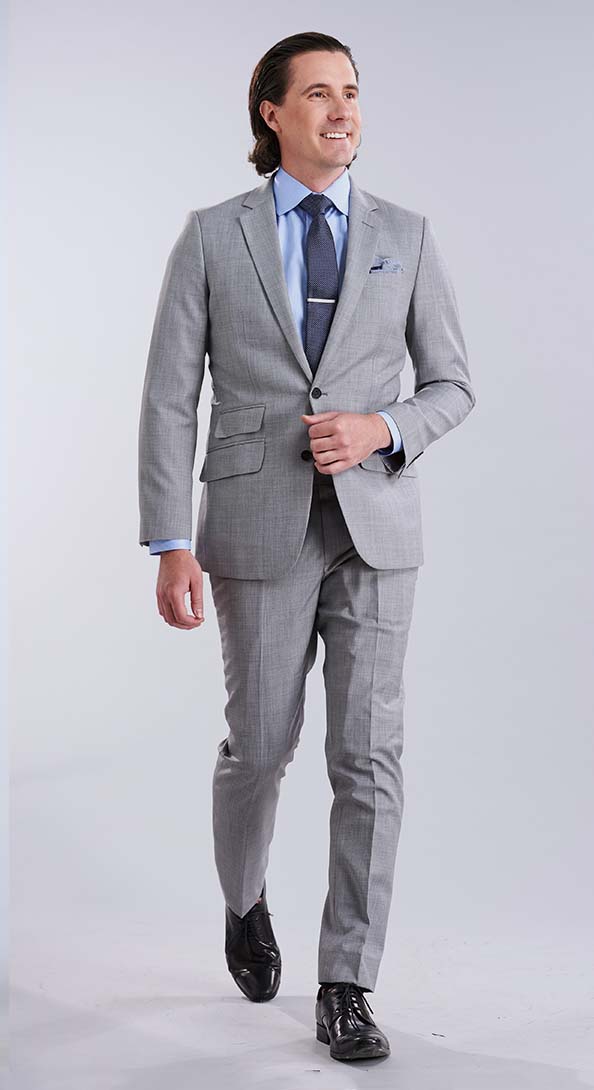 The Crescent Grey Suit