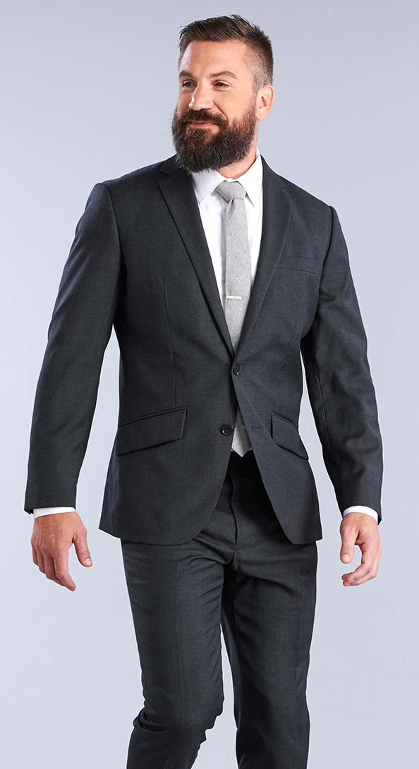 The Fundamental Charcoal Suit Jacket
