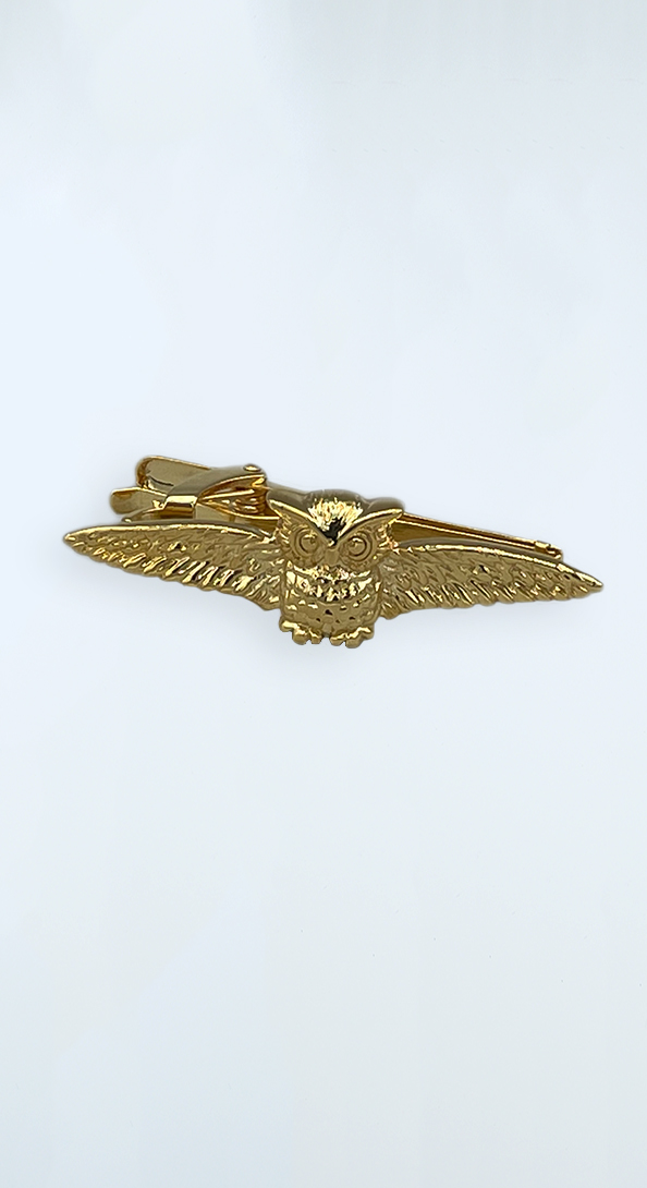 The Golden Owl Tie Bar