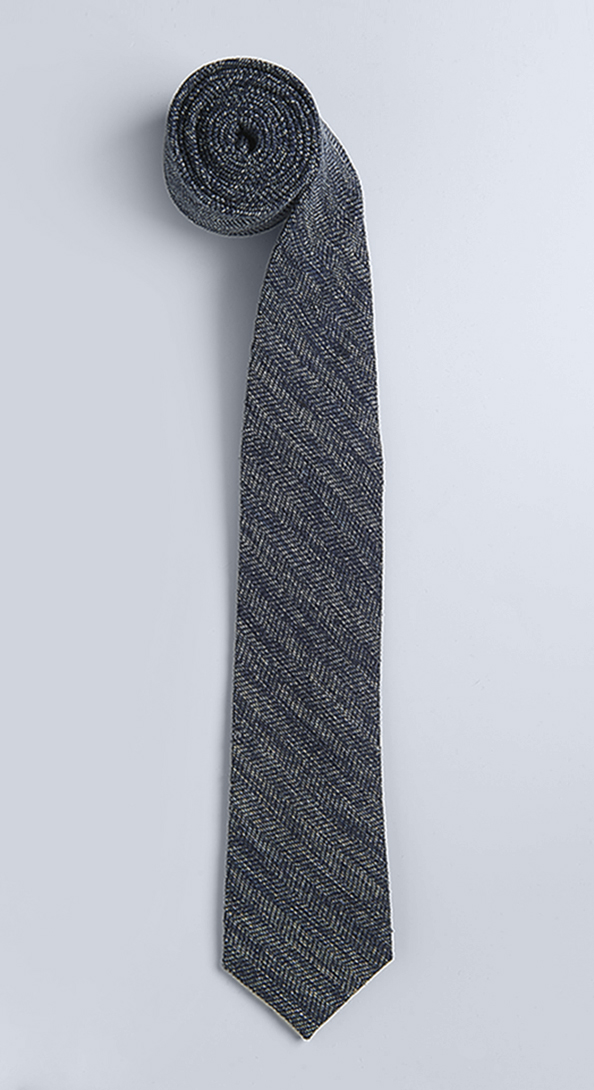 The Heather Indigo Tie