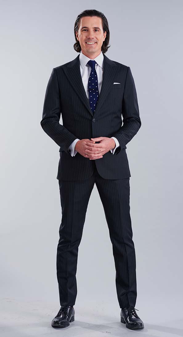 The Manhattan Pinstripe Suit
