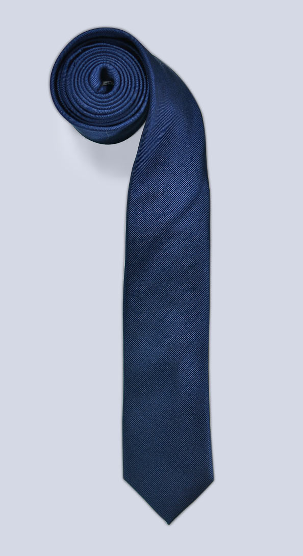 The Navy Silk Tie