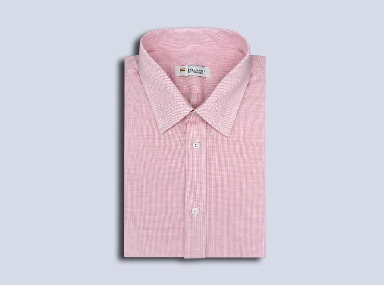 The Pink Microcheck Dress Shirt - Image 3