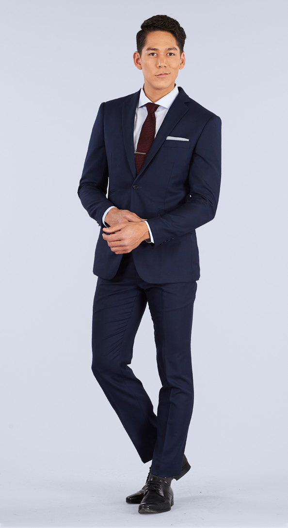 The Plum Windowpane Suit