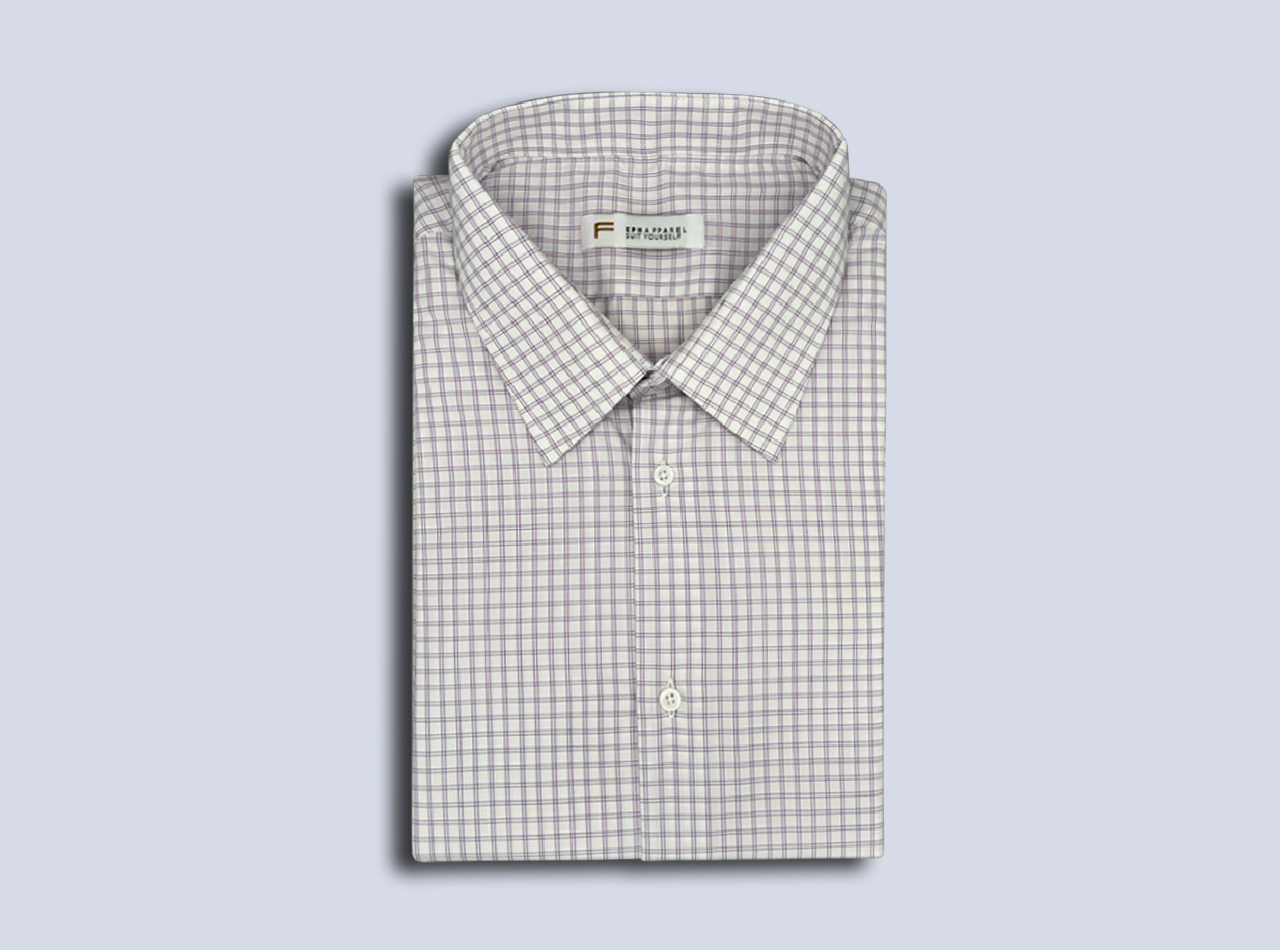 The Purple Check Dress Shirt - Image 2