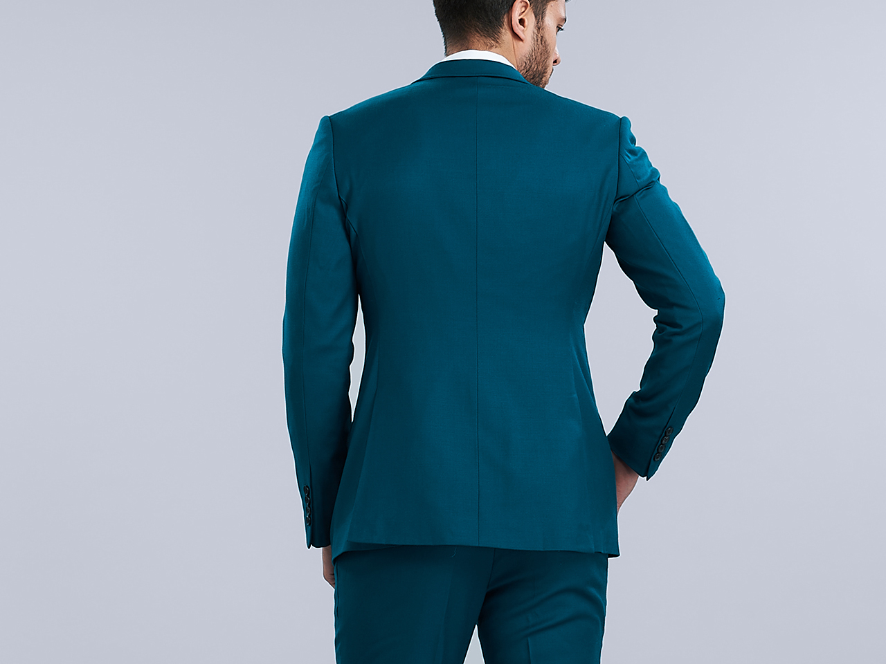 The Teal Blue Three Piece Suit - Image 5