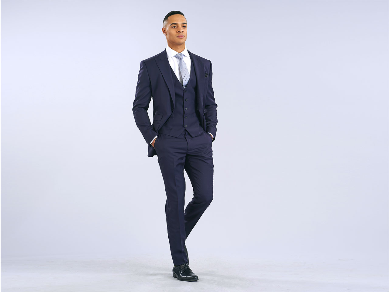 The Midnight Purple Three Piece Suit - Image 3