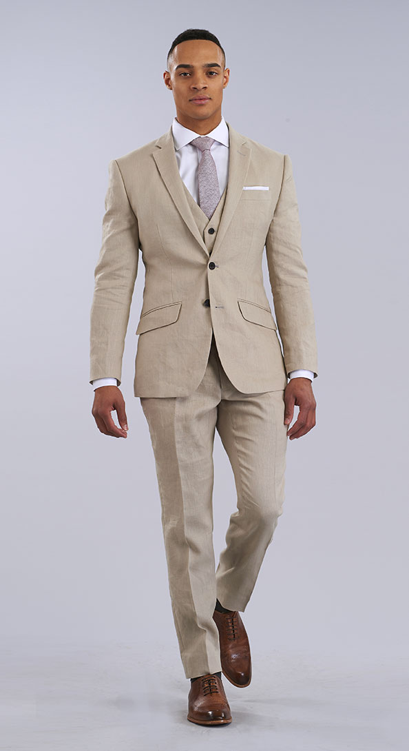 The Desert Linen Three Piece Suit