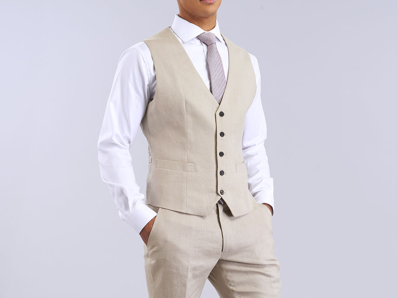 The Desert Linen Three Piece Suit - Image 6