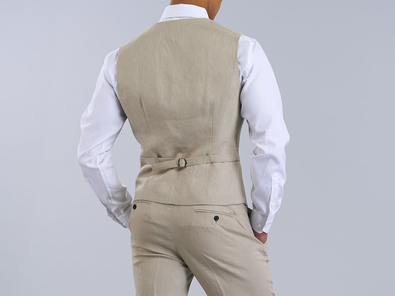 The Desert Linen Three Piece Suit - Image 7