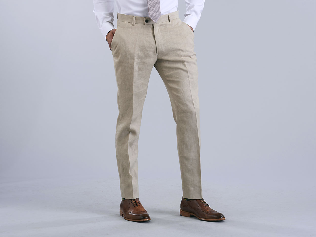 The Desert Linen Three Piece Suit - Image 8