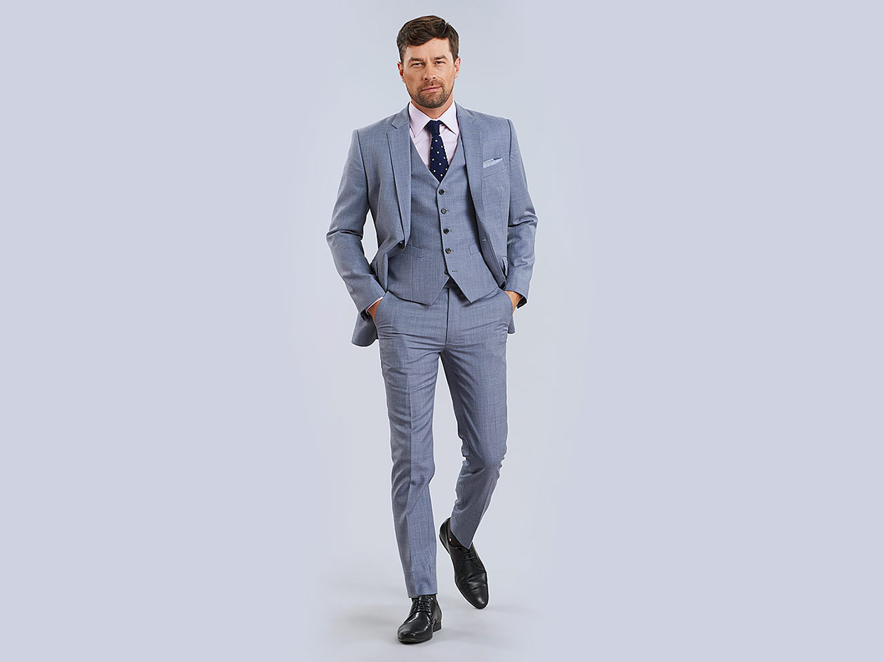 The Graphite Three Piece Suit - Image 3