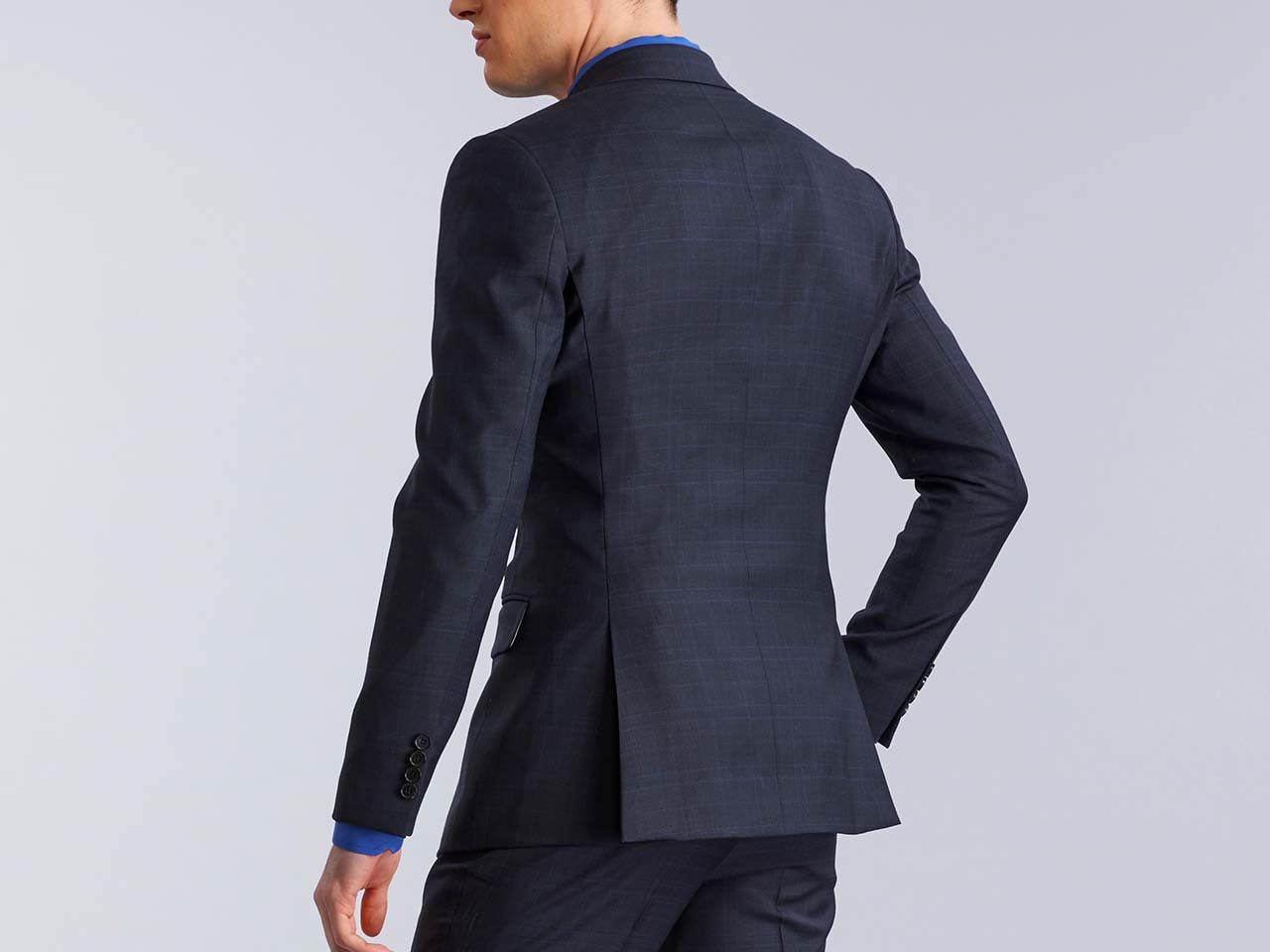 The Admiral Windowpane Three Piece Suit - Image 4
