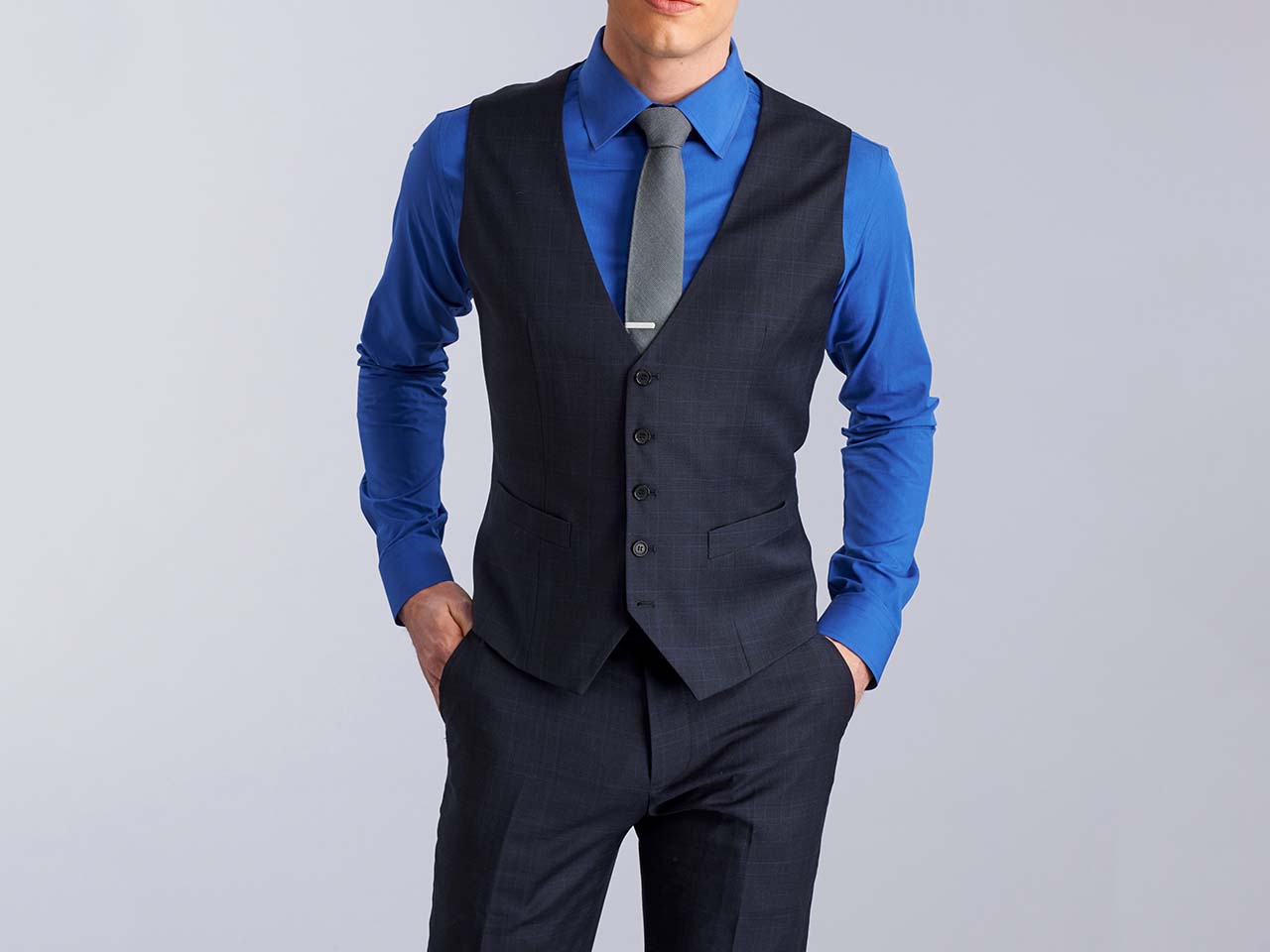 The Admiral Windowpane Three Piece Suit - Image 6