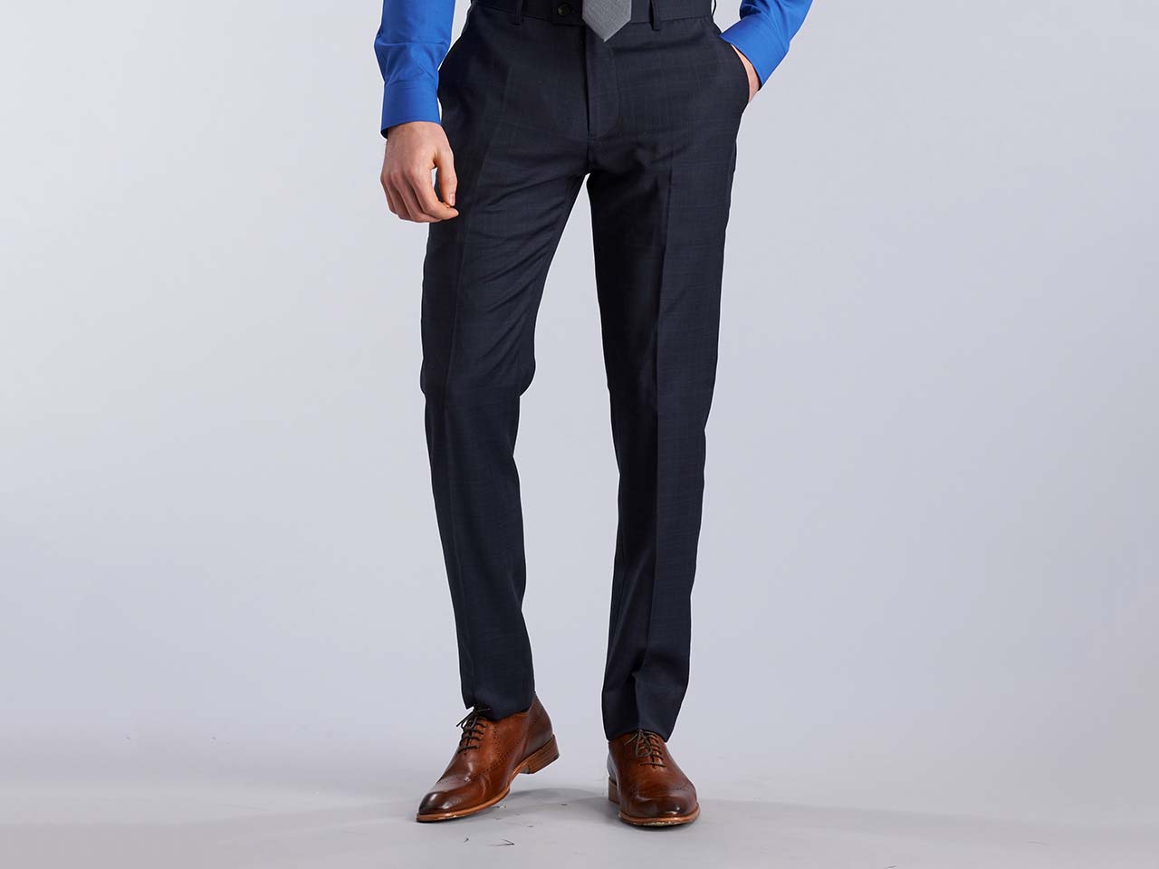 The Admiral Windowpane Three Piece Suit - Image 8
