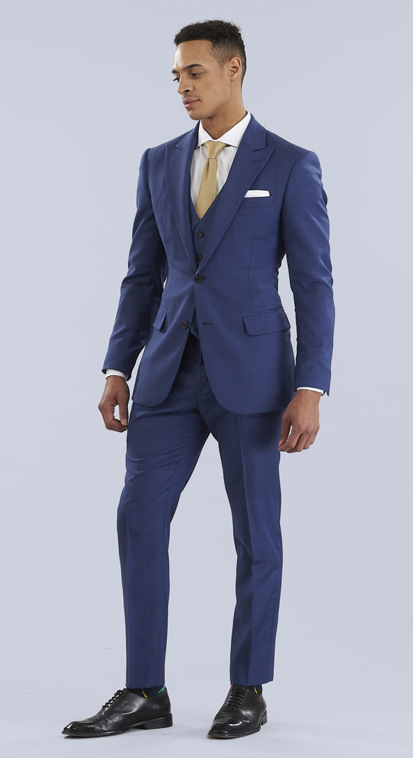 The Alto Blue Three Piece Suit