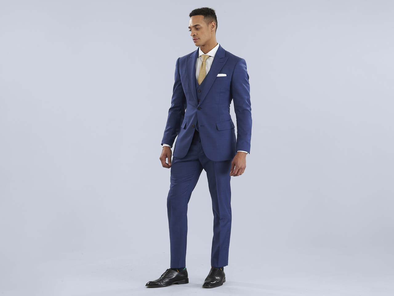 The Alto Blue Three Piece Suit - Image 3