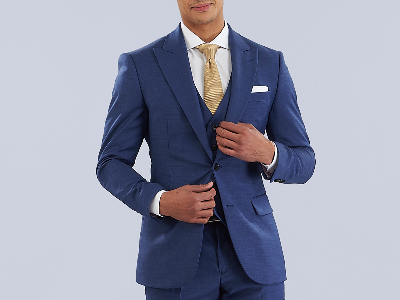 The Alto Blue Three Piece Suit - Image 4