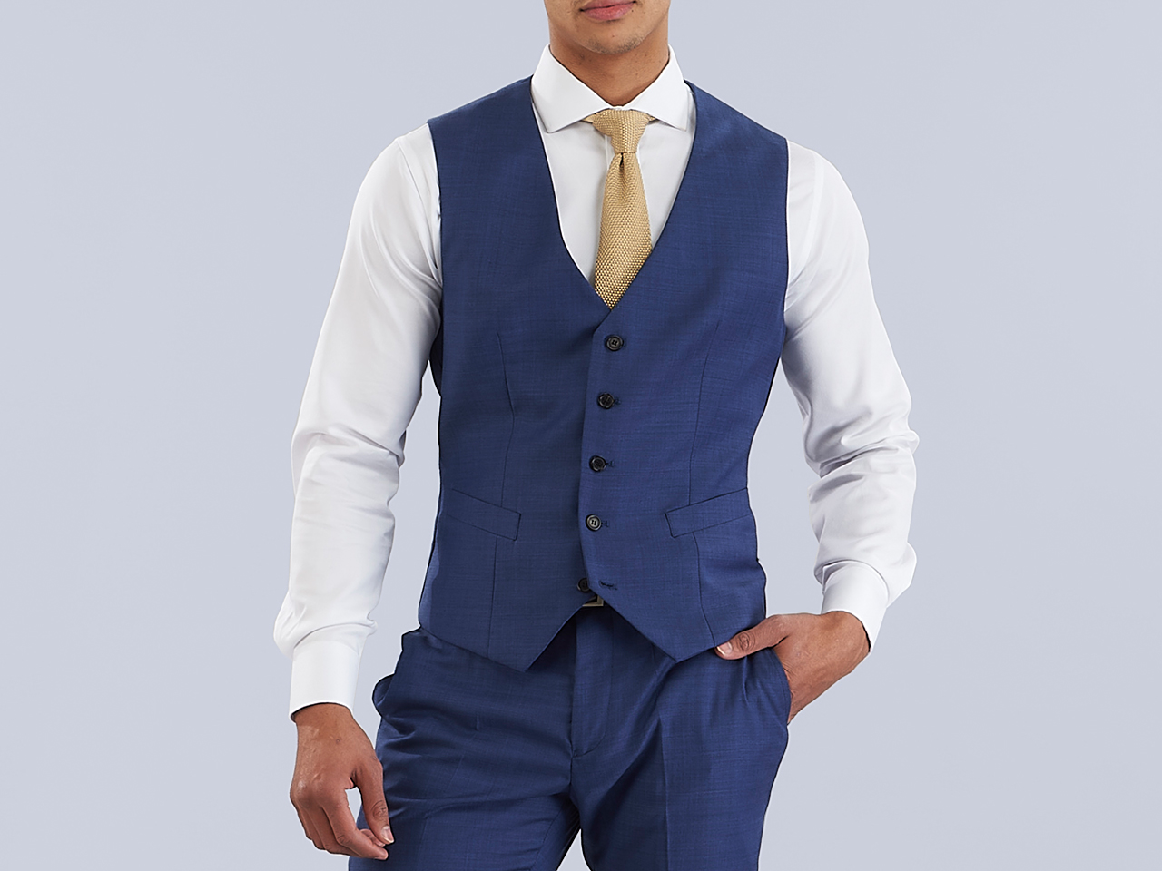 The Alto Blue Three Piece Suit - Image 7