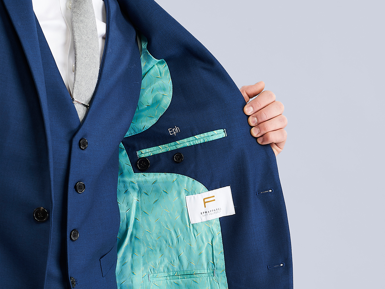 The Bridgeport Blue Three Piece Suit - Image 6