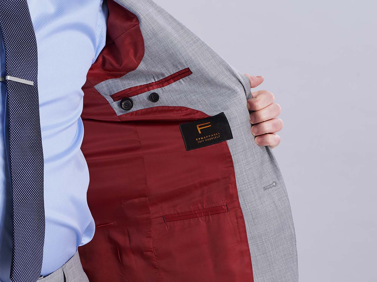 The Crescent Grey Three Piece Suit - Image 4