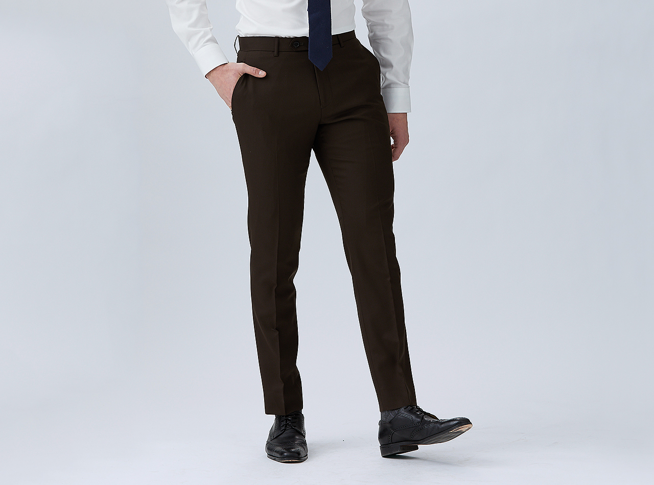 The Crisp Brown Three Piece Suit - Image 5