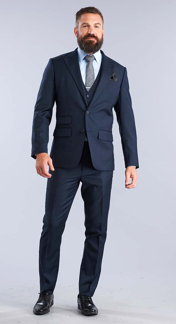 The Deep Blue Three Piece Suit