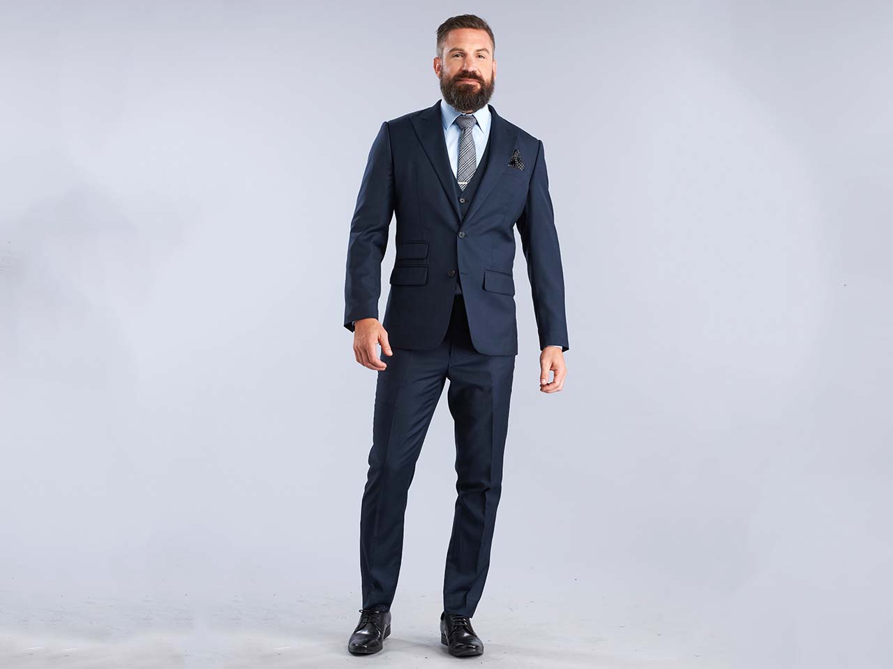 The Deep Blue Three Piece Suit - Image 3