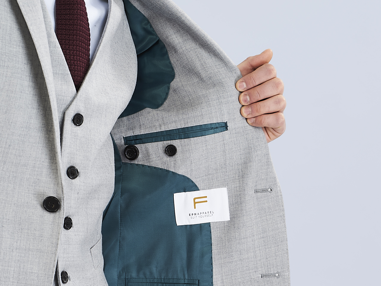 The Frost Grey Three Piece Suit - Image 6