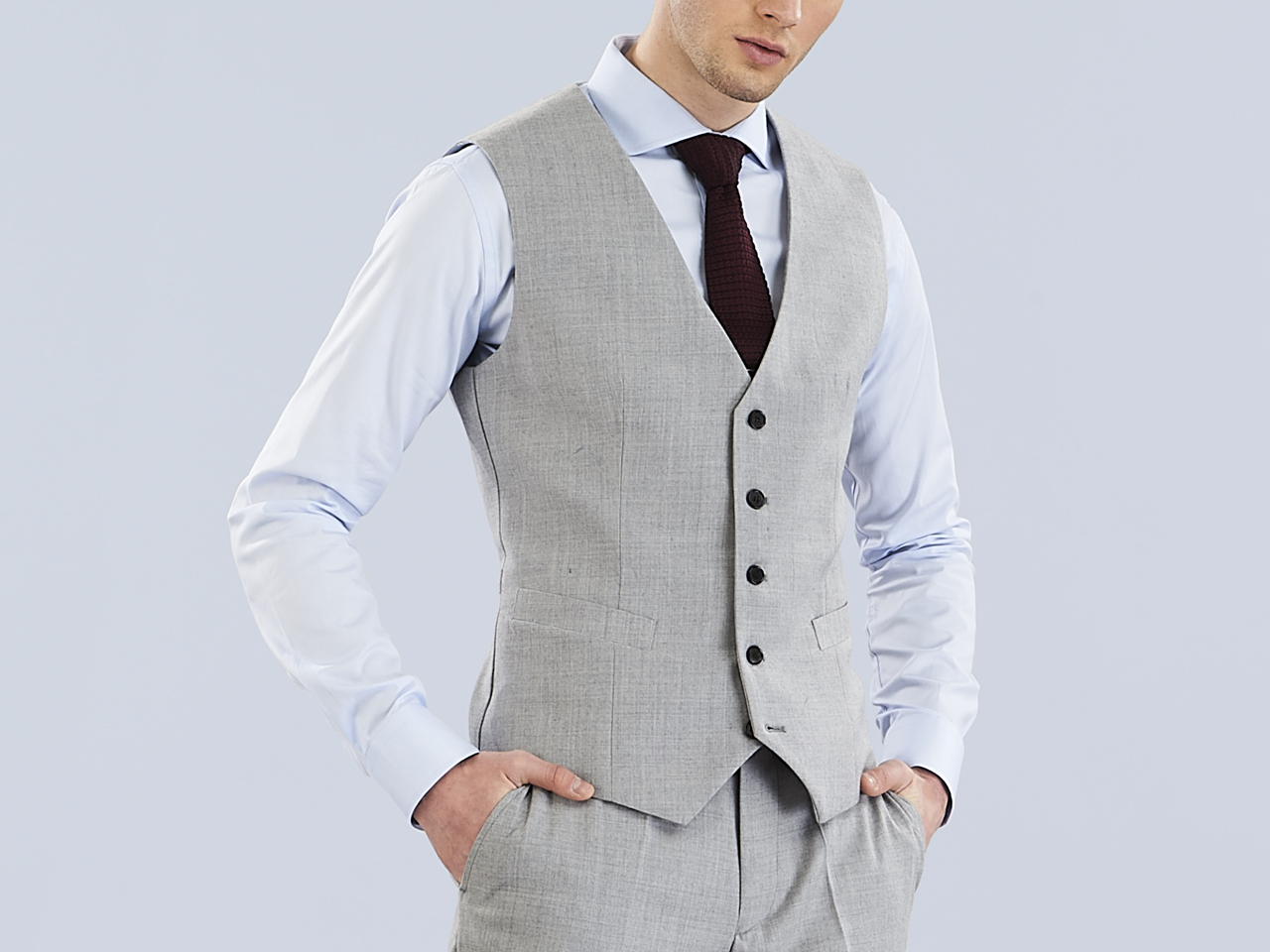 The Frost Grey Three Piece Suit - Image 7