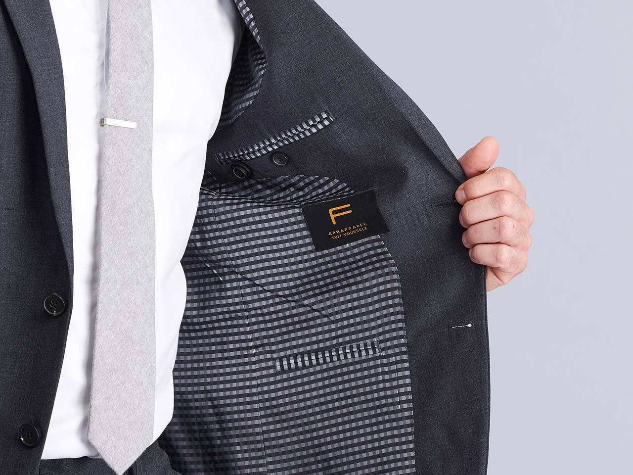 The Fundamental Charcoal Three Piece Suit - Image 5