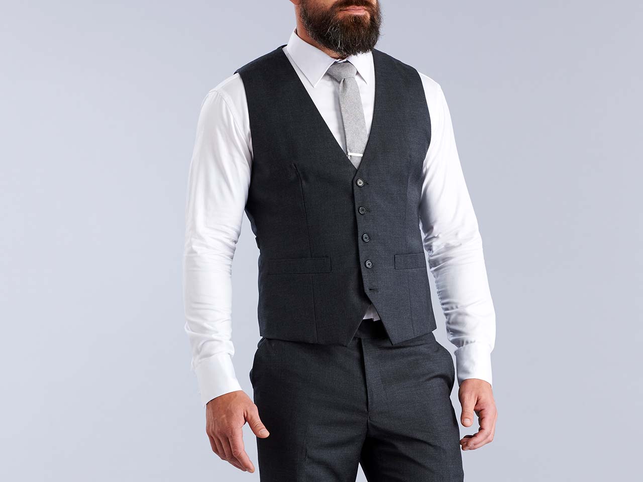 The Fundamental Charcoal Three Piece Suit - Image 6