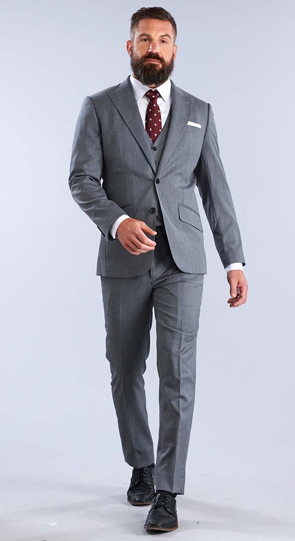 The Fundamental Grey Three Piece Suit