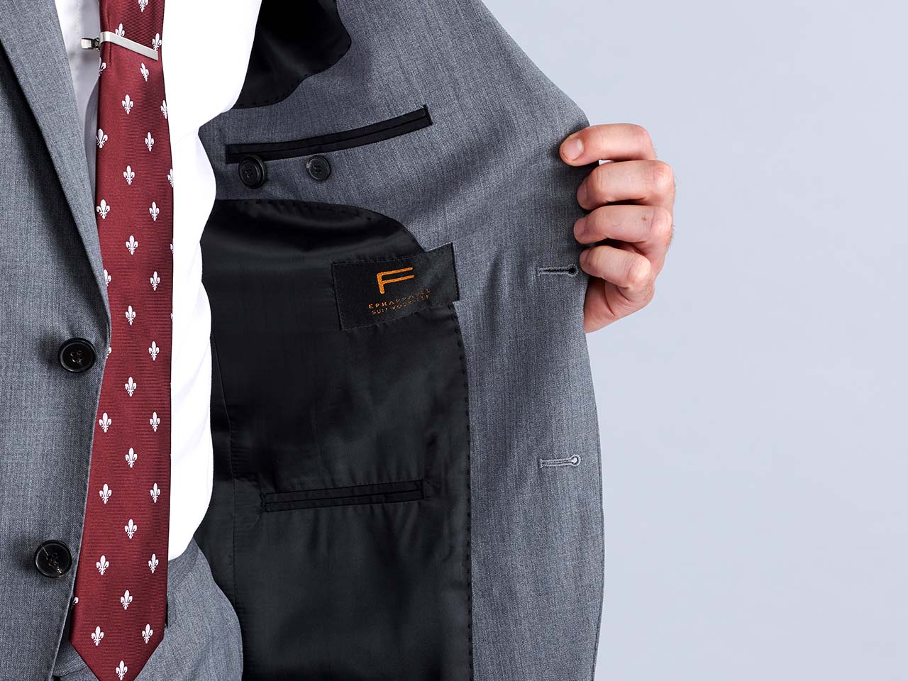 The Fundamental Grey Three Piece Suit - Image 5