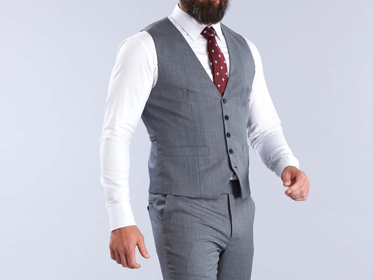 The Fundamental Grey Three Piece Suit - Image 6