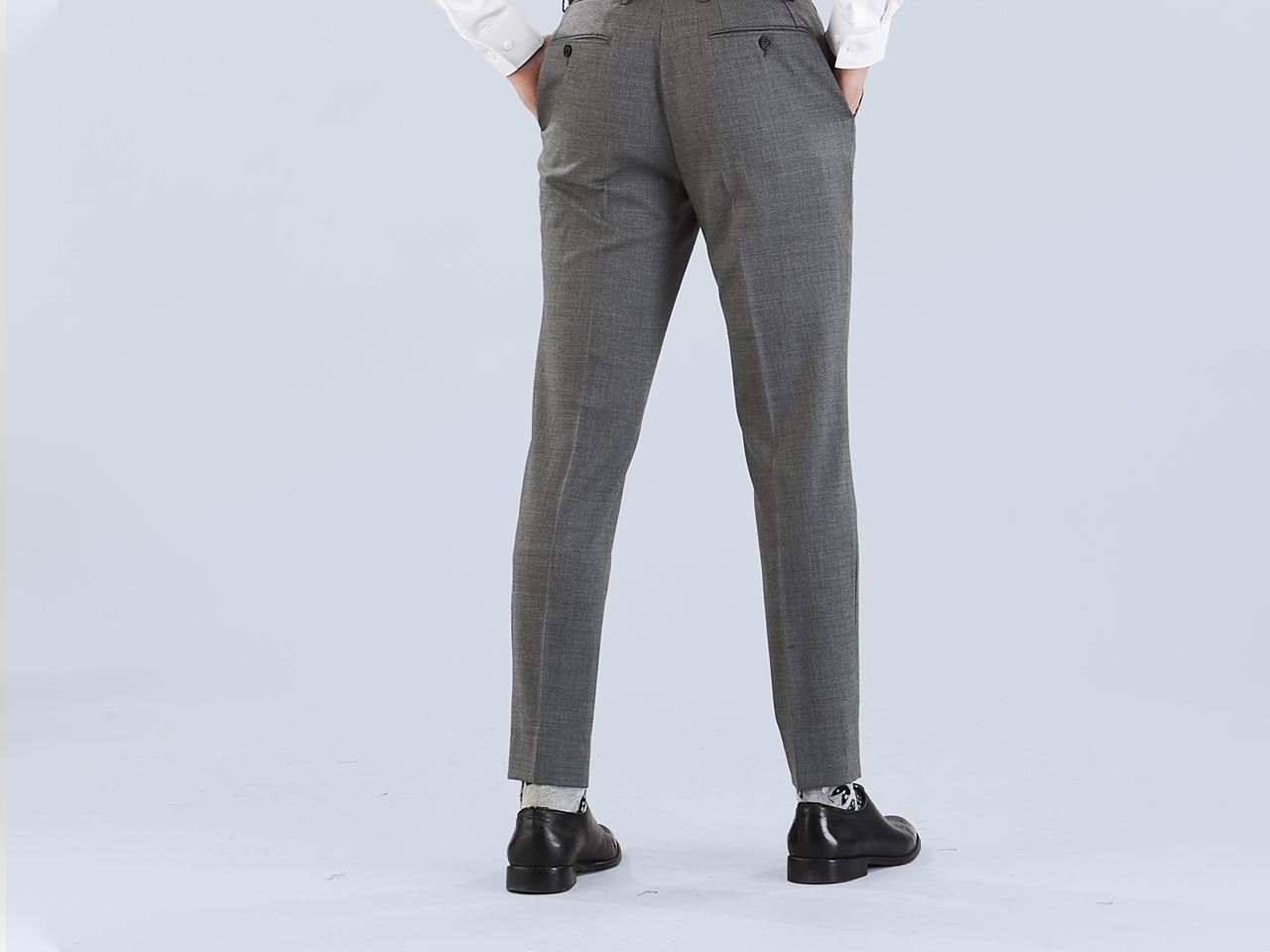 The Grey Lycra Three Piece Suit - Image 10