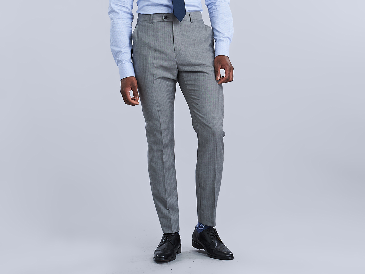 The Horizon Herringbone Three Piece Suit - Image 9