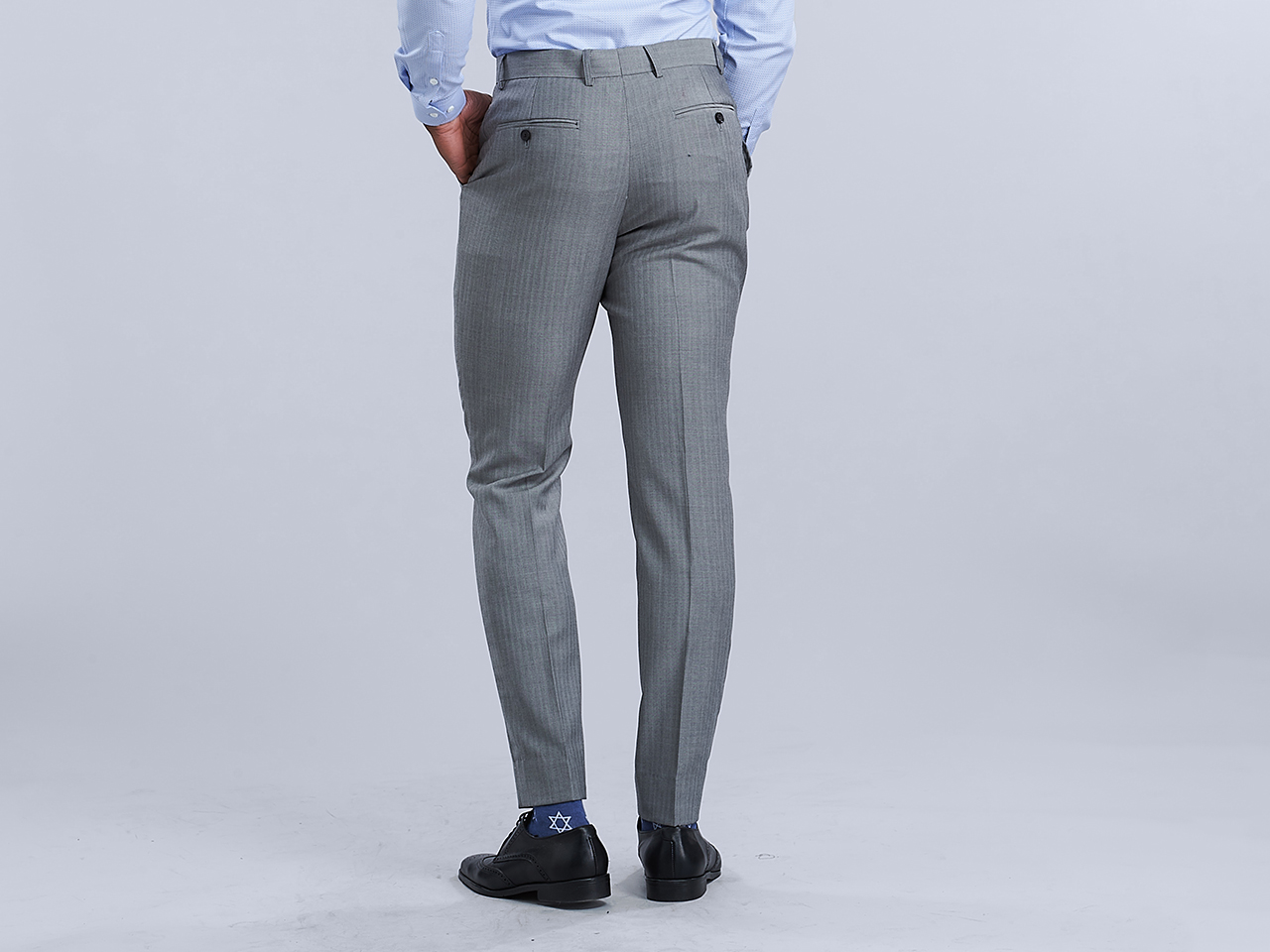 The Horizon Herringbone Three Piece Suit - Image 10