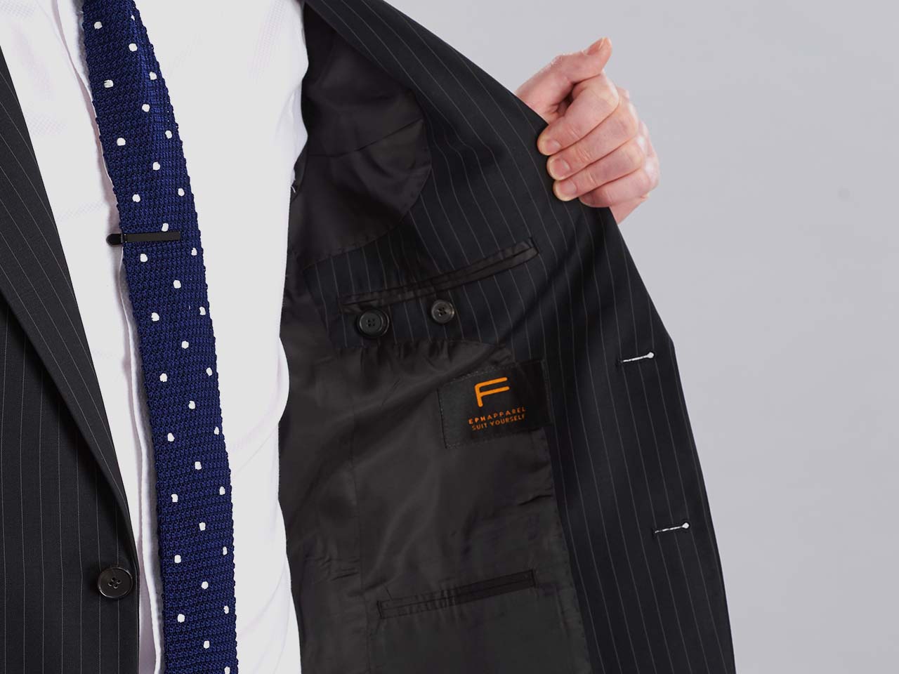 The Manhattan Pinstripe Three Piece Suit - Image 5